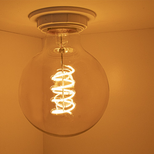 Led Filament Lamp - Spiraal, 80Mm, 4Watt, Dimbaar