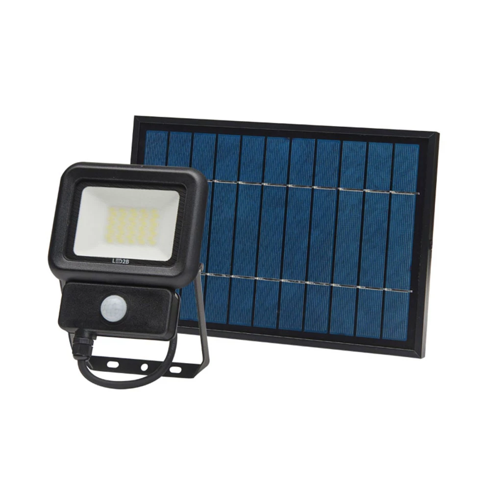 LED Bouwlamp op Solar - 20 | 6500K - Daglicht wit | LedLoket