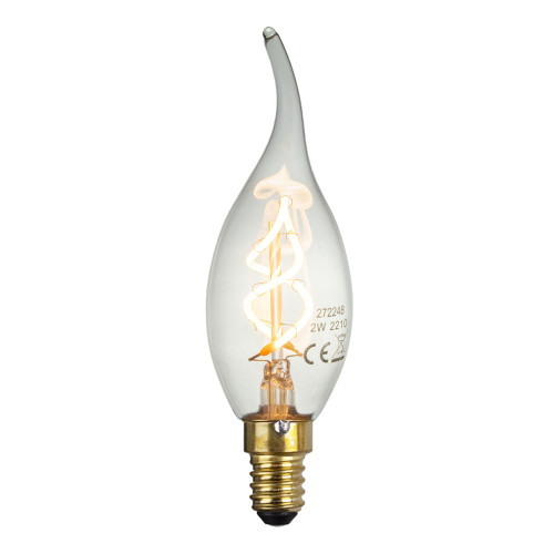 LED Filament lamp tip | 2W | Dimbaar | | 2400K | Ledloket