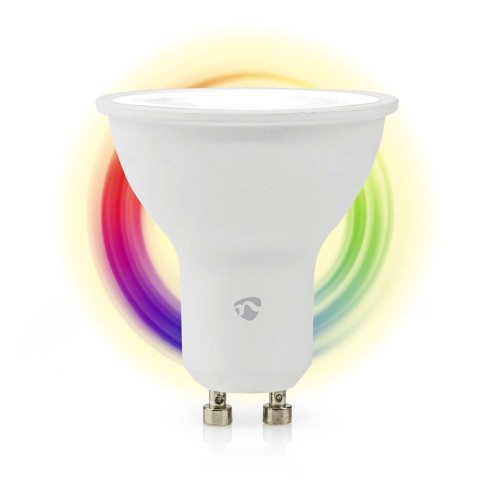 Nedis smart zigbee gu10 spot - dimbaar - slimme gu10 spot - philips hue compatible - color ambiance - alle lichtkleuren instelbaar