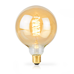 LED Filament Globe lamp | dimbaar | 3.8W G95 E27 - 2100K - Extra warm wit - vooraanzicht