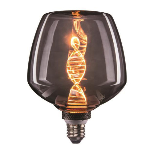 LED filament lamp smoked E27 1800 Extra warn wit - vooraanzicht