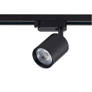 LED 3-fase Railspot-Pando-10W-Zwart-vooraanzicht