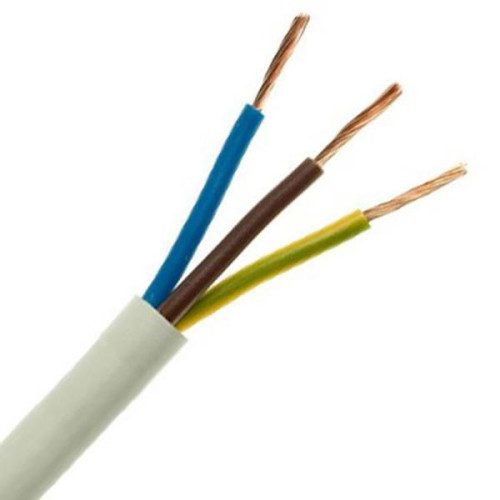 Flexibele H05VV-F Kabel, 3 x 1,5 mm² Aders, 100 meter