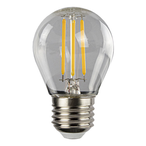 LED Filament kogel lamp 4W Dimbaar 3-STEPS | E27 | 2700K Warm wit | LedLoket