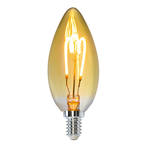 Spiraal Kaarslamp 4W | Dimbaar | E14 | 2200K | Ledloket