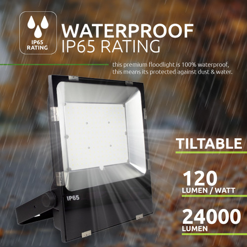 LED - Floodlight | DIMBAAR | 200 watt | High serie | 5000K | LedLoket