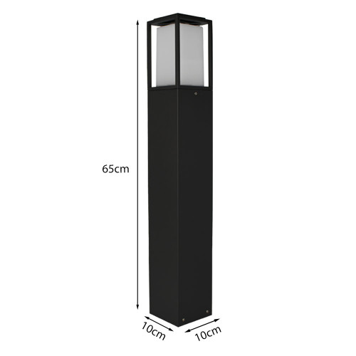 Voorkeur Evacuatie Slovenië LED Tuinpaal - Sokkel - Staande buitenlamp | 65cm | Antraciet | IP44 |  KELLOX | LedLoket