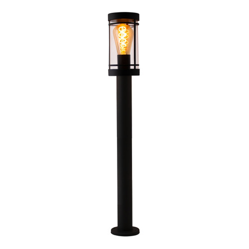 breken liefde Uitvoerder LED Tuinpaal - sokkel - Staande buitenlamp | 80cm | Zwart | IP44 - HOEDY |  LedLoket
