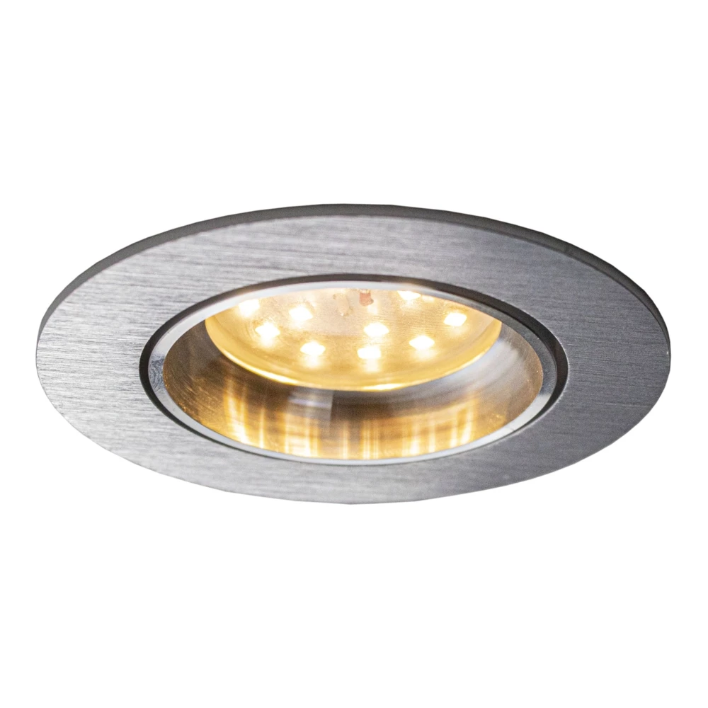 LED ondiepe Inbouwspot 5 Watt | | kantelbaar zilver | LedLoket