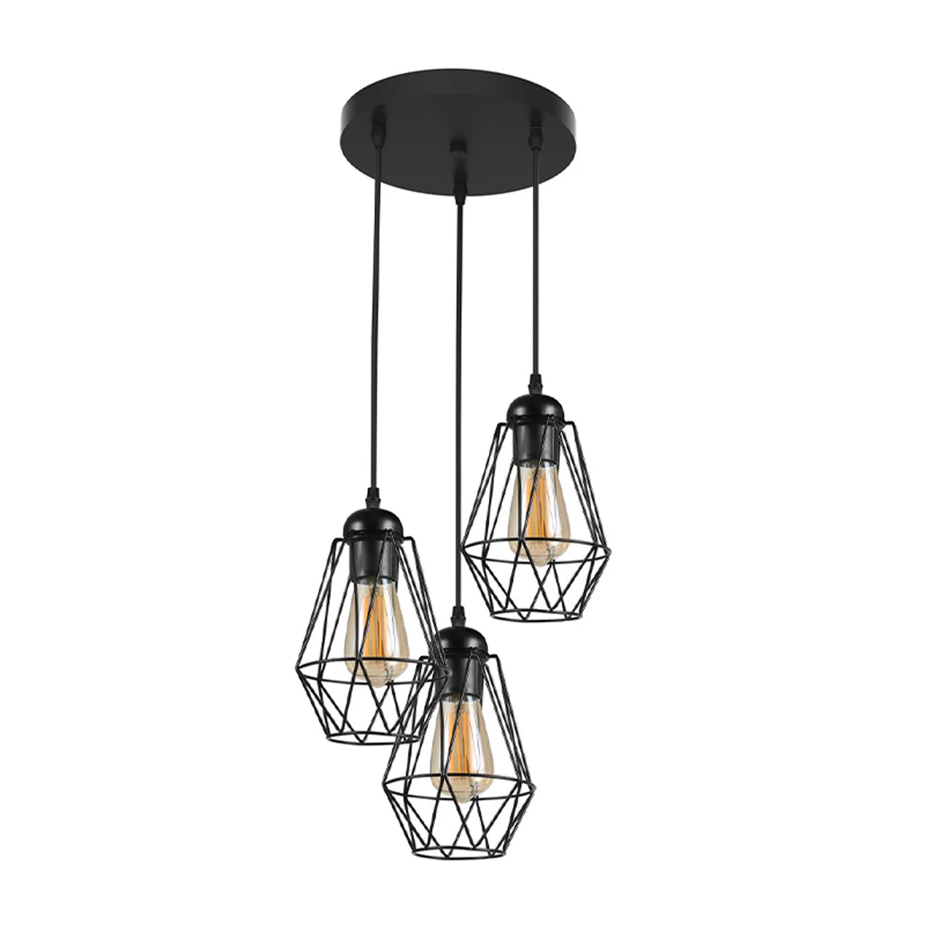 Primitief voorzichtig directory Industriële hanglamp zwart | Incl. dimbare E27 lampen | Greece | LedLoket