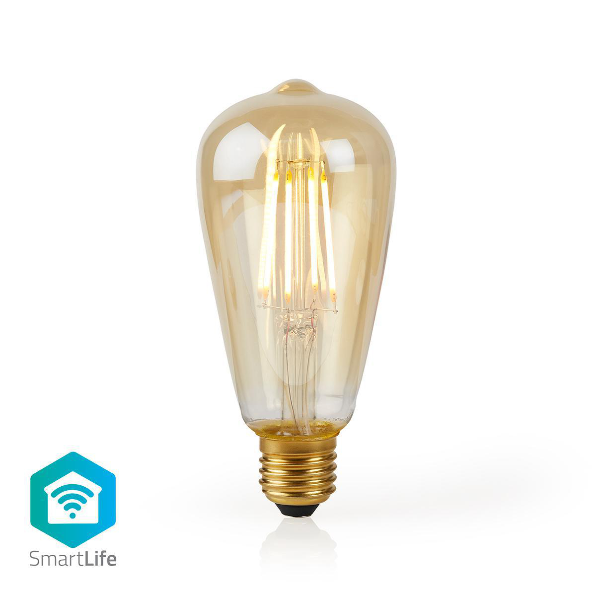 wi fi smart edison led lamp amber 2200k 5w e27 kopen